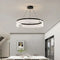 Підвісні люстри чорні D-60 cm / D-80 cm Led 4000K Black Circle Jelly 250918-100002045