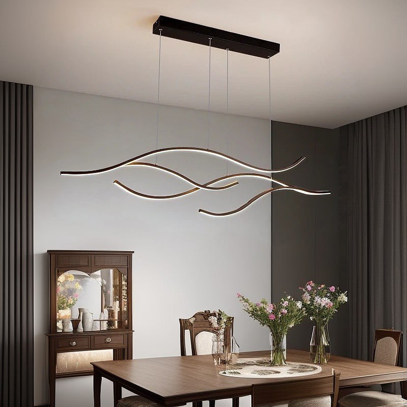 Люстра підвісна Two pairs L-120 cm Led 36W 4000K Black 240622-100003412
