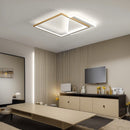 Люстра стельова Double ceiling L500 Led 36W 3000K 4000K 6000K Gold + White 240676-100003429