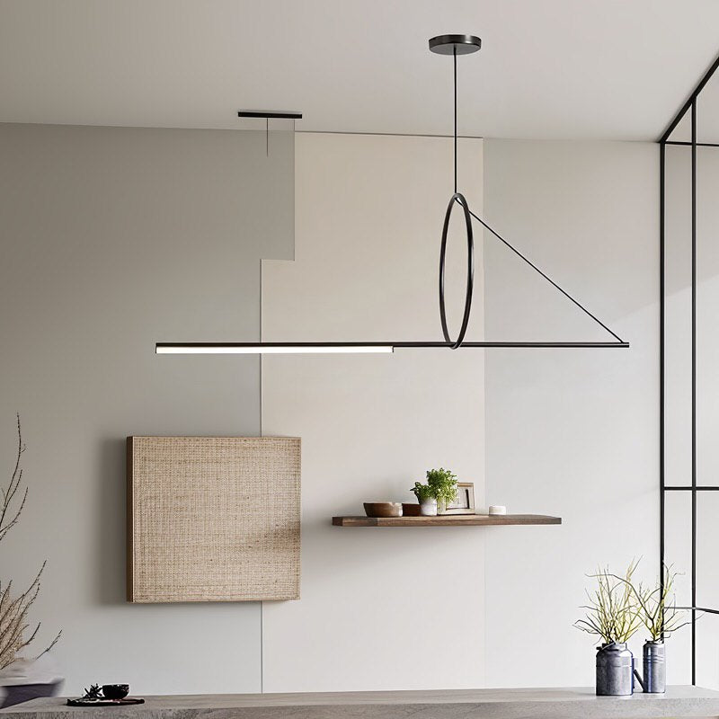 Підвісний світильник чорний L-120 cm Led 14W Black Arrow Geometry 240622-100003427