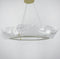 Люстра золота підвісна з прозорими елементами Листя D-65 cm / D-85 cm Gold + Transparent Leaves 220618-100000810