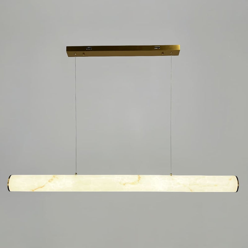 Підвісна люстра біла з імітацією мармуру L-100 cm / L-120 cm / L-150 cm Led White Marble 251018-100006439