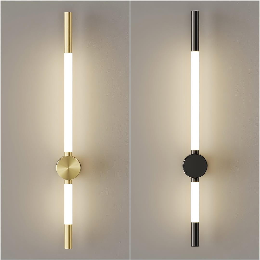 Настінний світильник Pipe line simple L600 Led 9W / L800 Led 12W 4000K Gold 250335-100004225