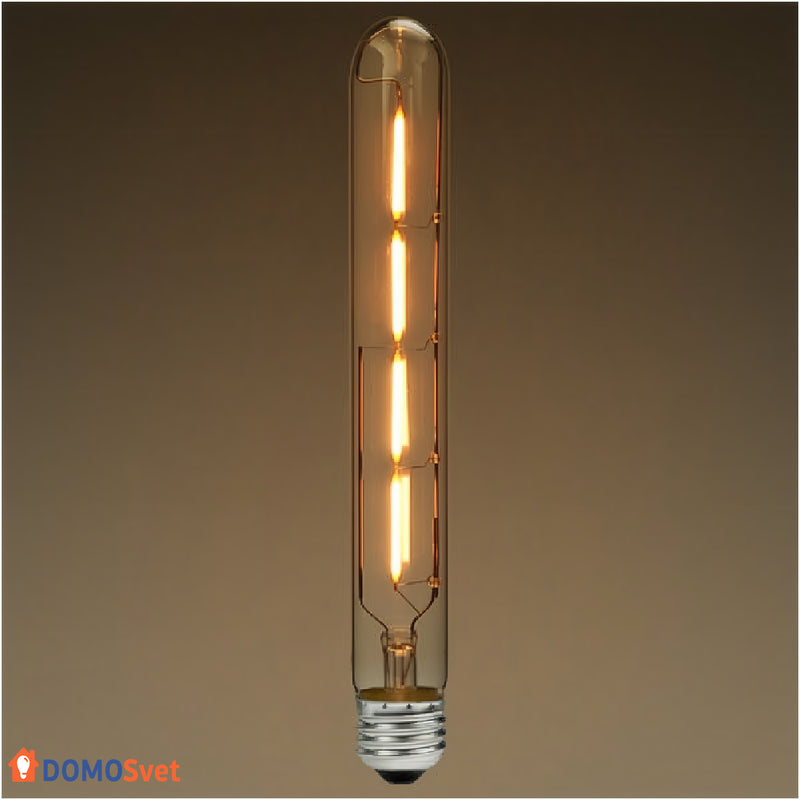 Лампа Едісона Led T30*225mm 4w 1800k Диммована Domosvet Design 24043-227416