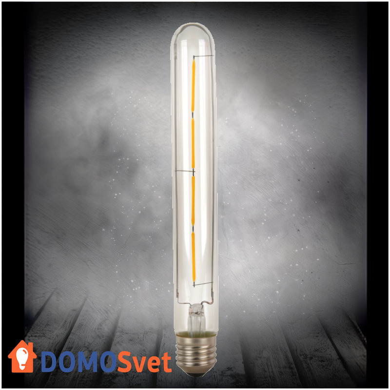 Лампа Едісона Led T30*225mm 4w 1800k Диммована Domosvet Design 24043-227416