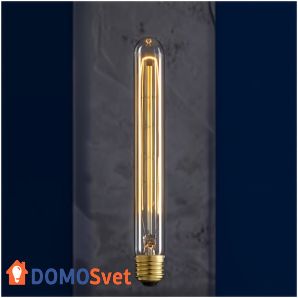 Лампа Edison T30x185 Диммована Domosvet Design 24043-228206