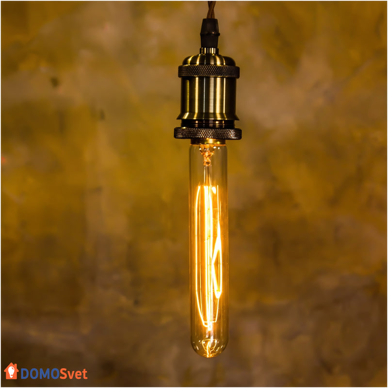 Лампа Edison T30x185 Диммована Domosvet Design 24043-228206