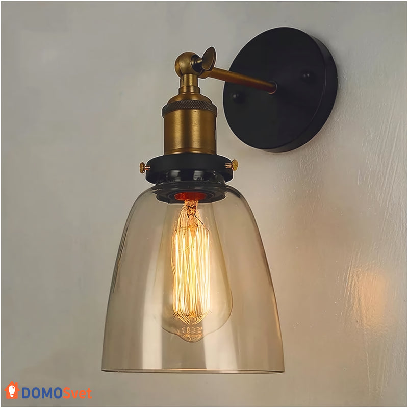 Бра Loft Black Amber Domosvet Design 24053-228538