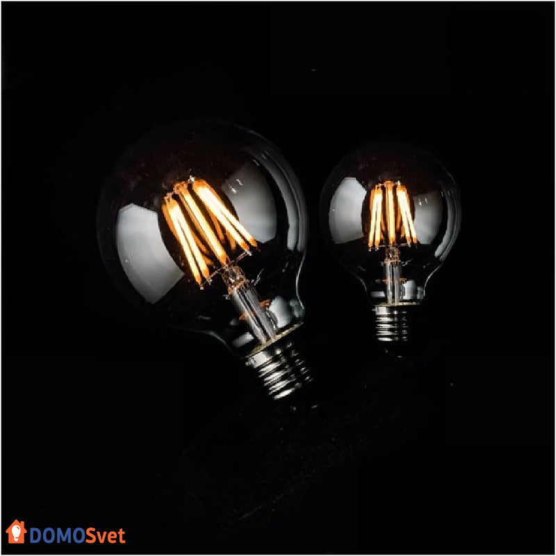 Лампа Едісона Led G80 6w 1800k Диммована Domosvet Design 24053-228573