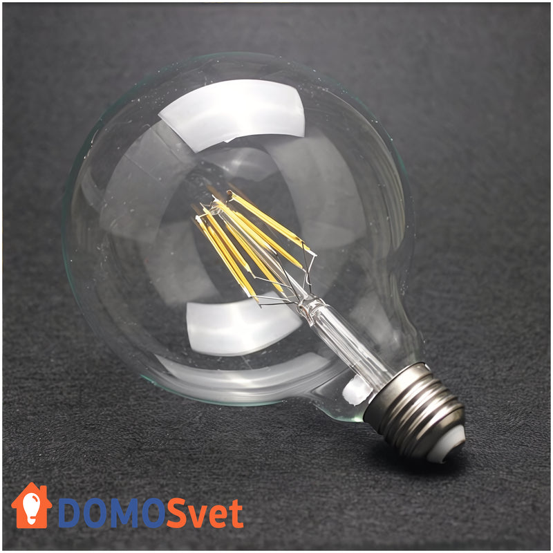 Лампа Едісона Led G80 6w 1800k Диммована Domosvet Design 24053-228573