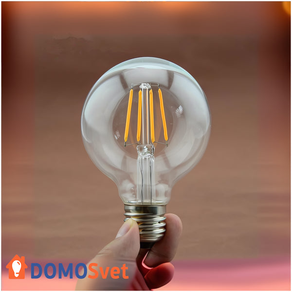 Лампа Едісона Led G95 4w 1800k Domosvet Design 24053-228654