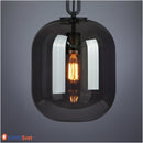 Підвіс Glass Ovaal Smoky Grey Domosvet Design 24053-228680