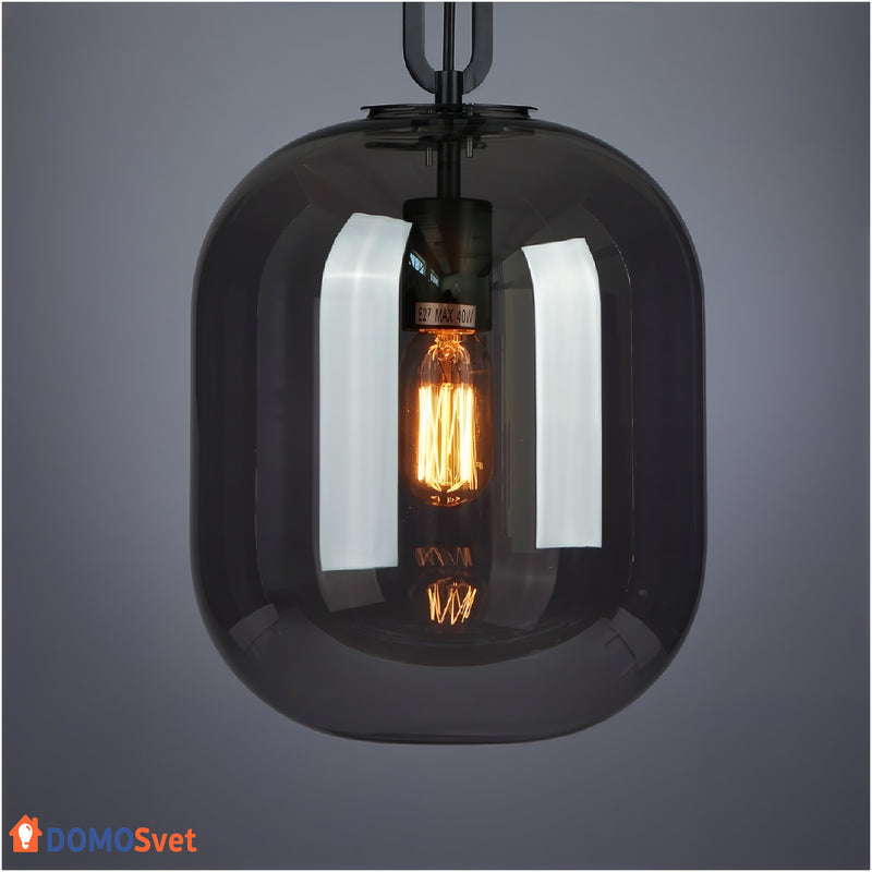 Підвіс Glass Ovaal Smoky Grey Domosvet Design 24053-228680