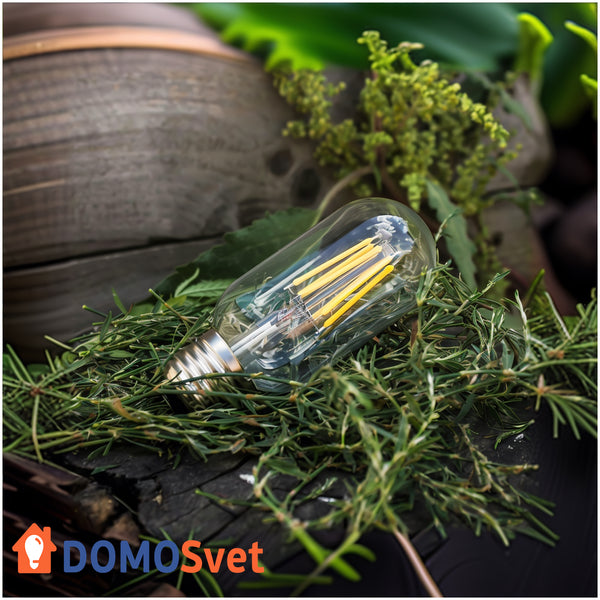 Лампа Едісона Led T45 6w 2200k Димована Domosvet Design 24053-228723