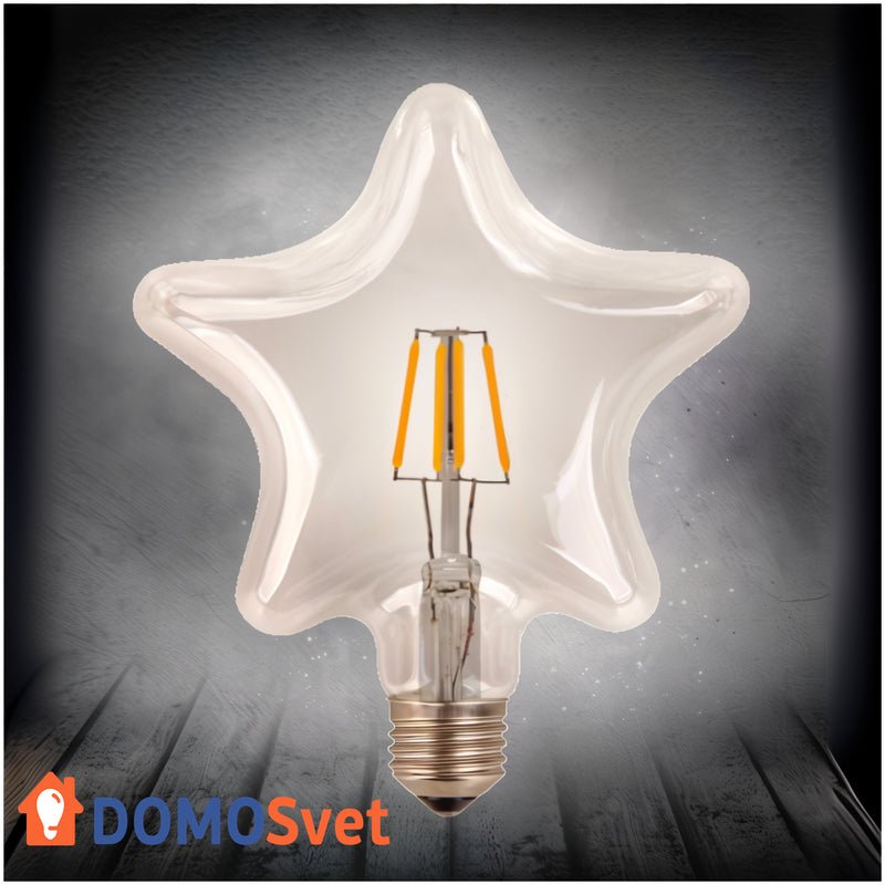 Лампа Едісона Led S95 4w 2200k Зірка Domosvet Design 24053-228753