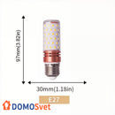 Лампа Led E27 15w Tricilor 3000 4000 6000k Domosvet Design 24053-228756