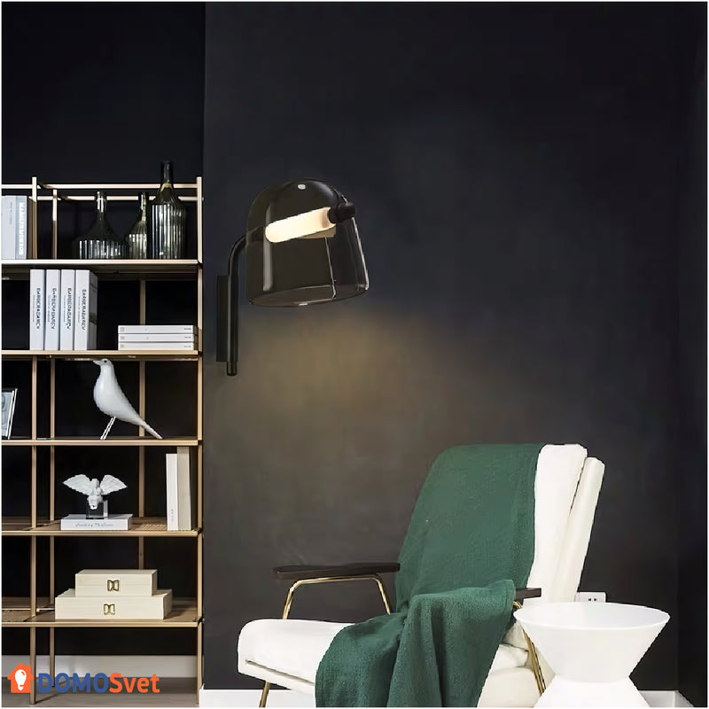 Бра Led Smoky Grey Line Domosvet Design 24053-228772
