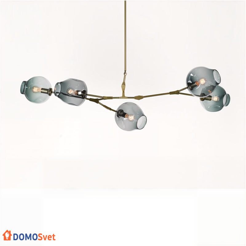 Люстра Glass Gold Blue Domosvet Design 24053-228901