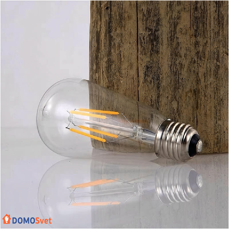 Лампа Едісона Led Диммована St64 6w 1800k Domosvet Design 24053-228950