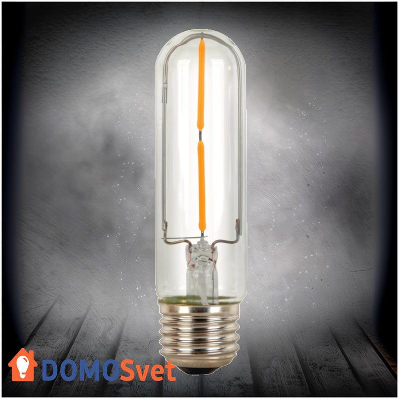 Лампа Едісона Led T30*125mm 2w 2200k Domosvet Design 24053-228956