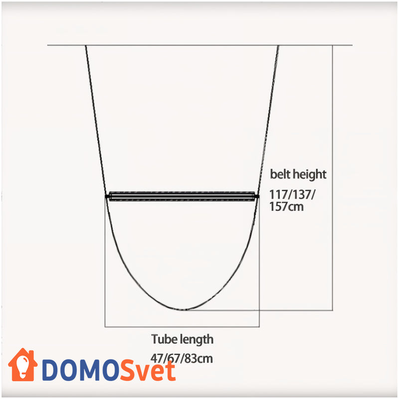 Підвісний Світильник Led Belt Domosvet Design 24083-233625