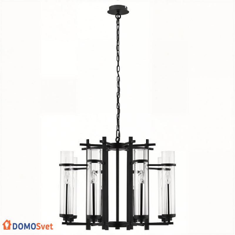 Люстра Glass Сharm Round Black На 8 Плафонів Domosvet Design 24103-235559