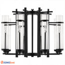 Люстра Glass Сharm Round Black На 8 Плафонів Domosvet Design 24103-235559