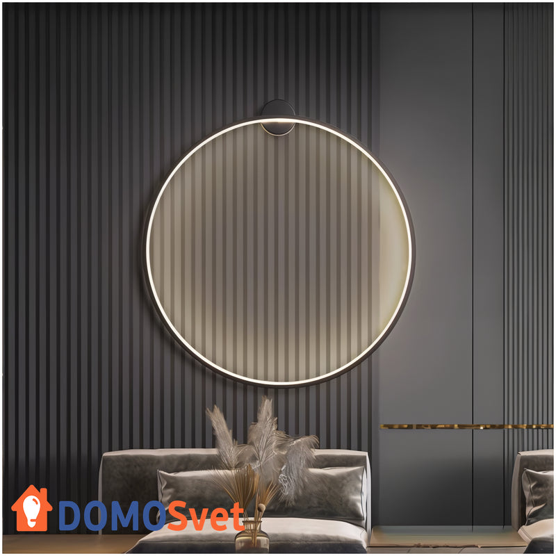 Настінний Світильник Round Led Black D-1000 Domosvet Design 250514-240503
