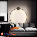 Настінний Світильник Round Led Black D-800 Domosvet Design 250514-240518