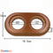 Рамка Для Розеток Подвійна Wood Domosvet Design 25053-240543