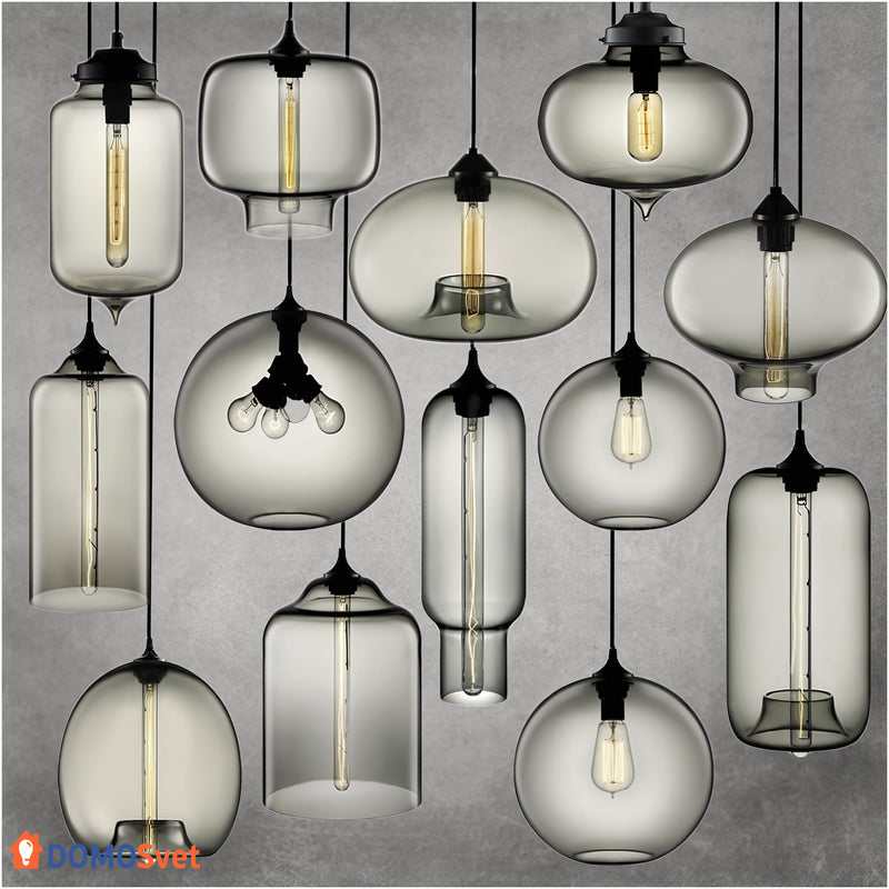 Подвес Loft Glass Smoky Grey Domosvet Design 25053-240544
