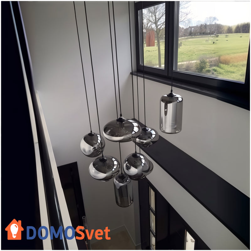 Подвес Loft Glass Smoky Grey Domosvet Design 25053-240544