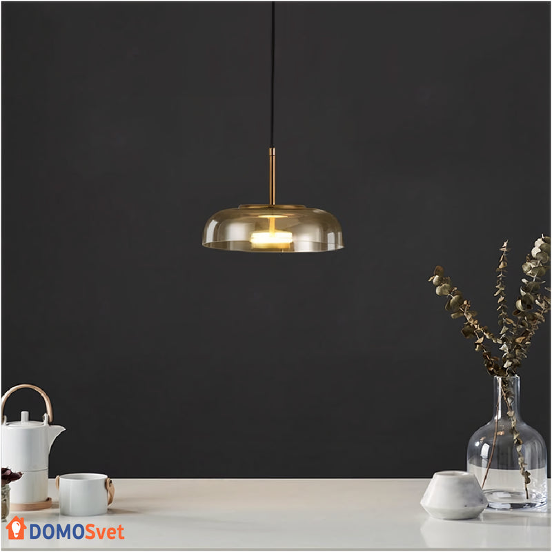 Подвес Led Jellyfish Gold Amber Domosvet Design 25053-240552