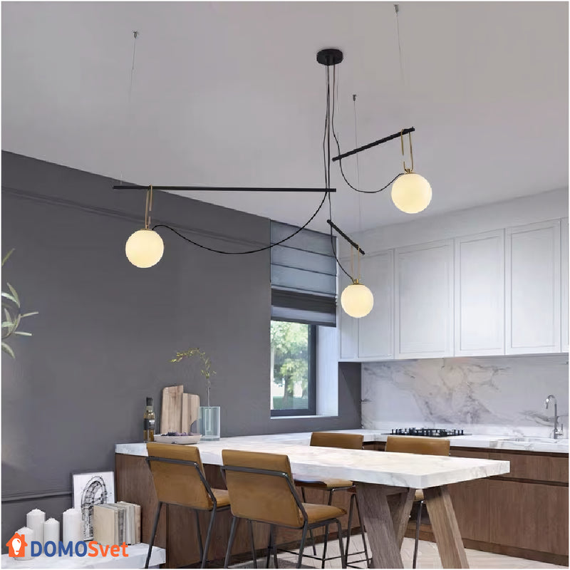 Люстра Point Black Gold Domosvet Design 25063-241112