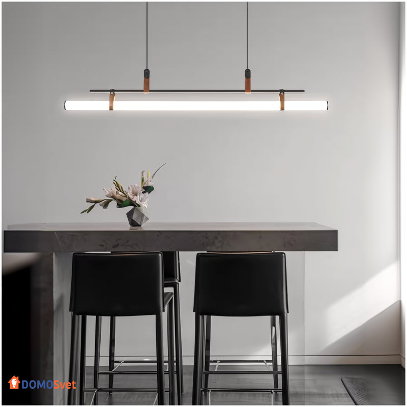 Люстра Tubus Line Lamp Black Domosvet Design 250914-241403