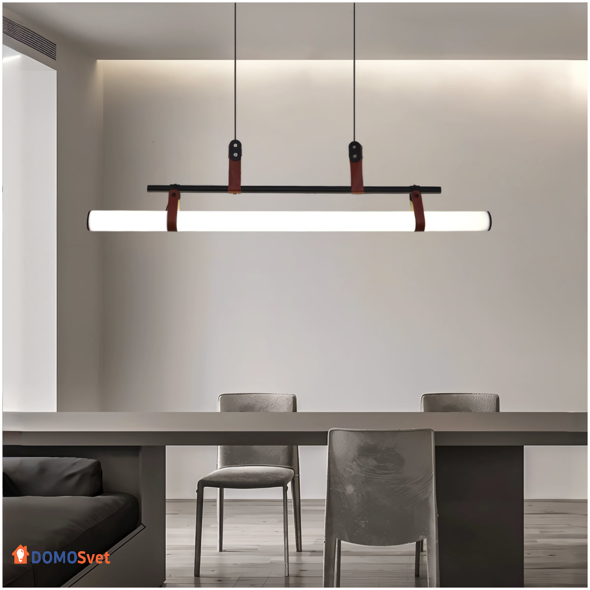 Люстра Tubus Line Lamp Black Domosvet Design 250914-241403