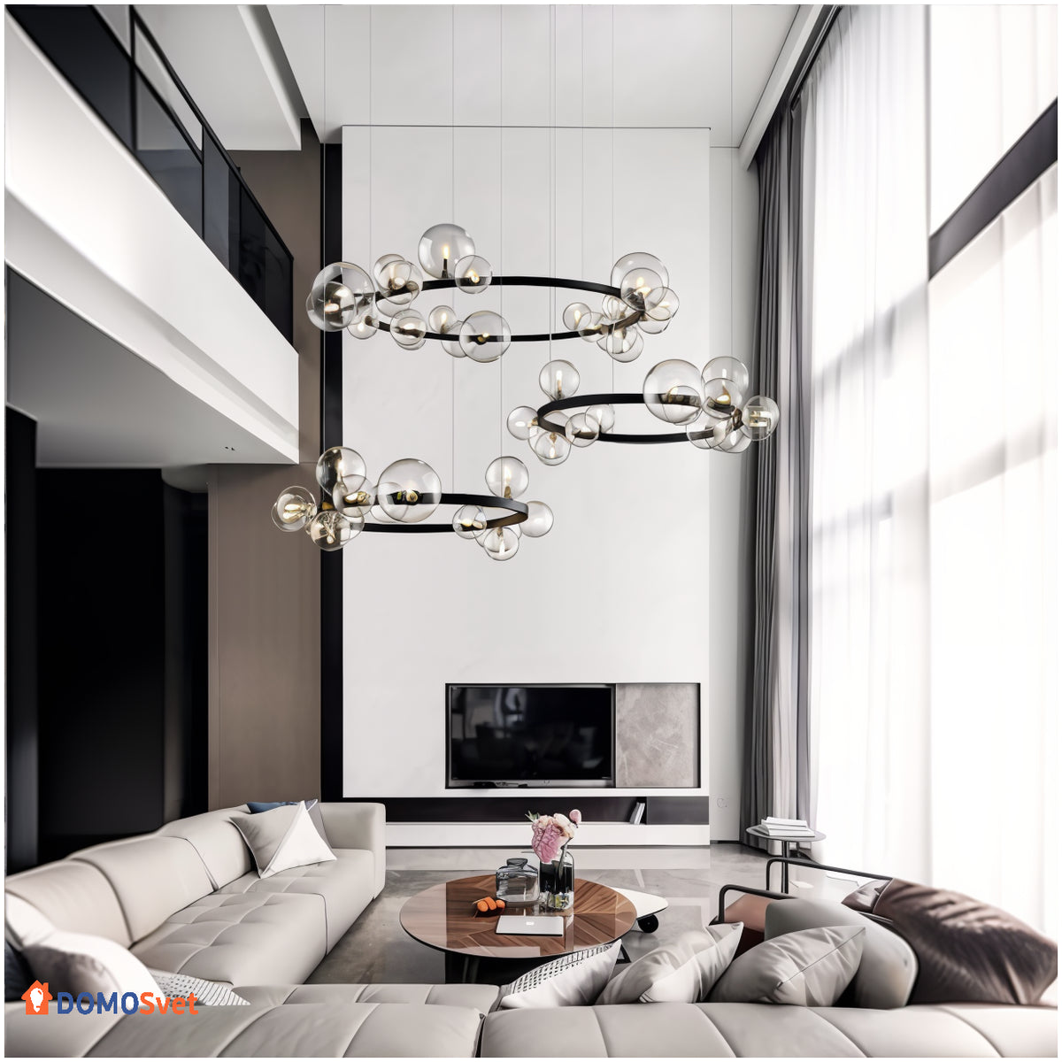 Люстра Modo Bubbles Black Domosvet Design 250914-241406