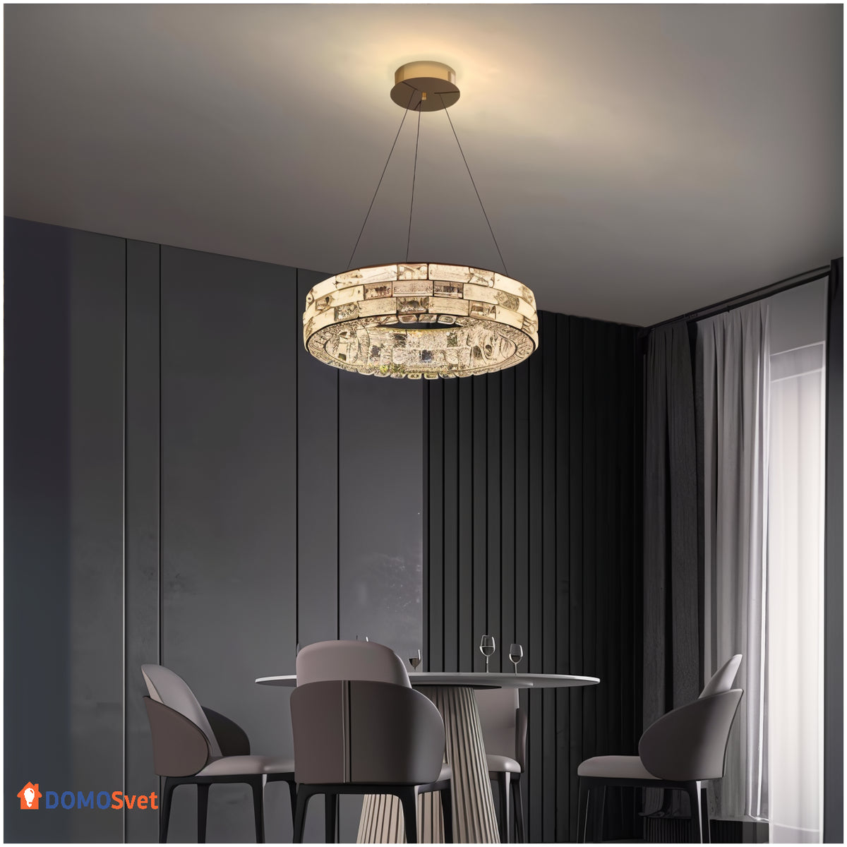 Люстра Luri Led Crystal Domosvet Design 250914-241407