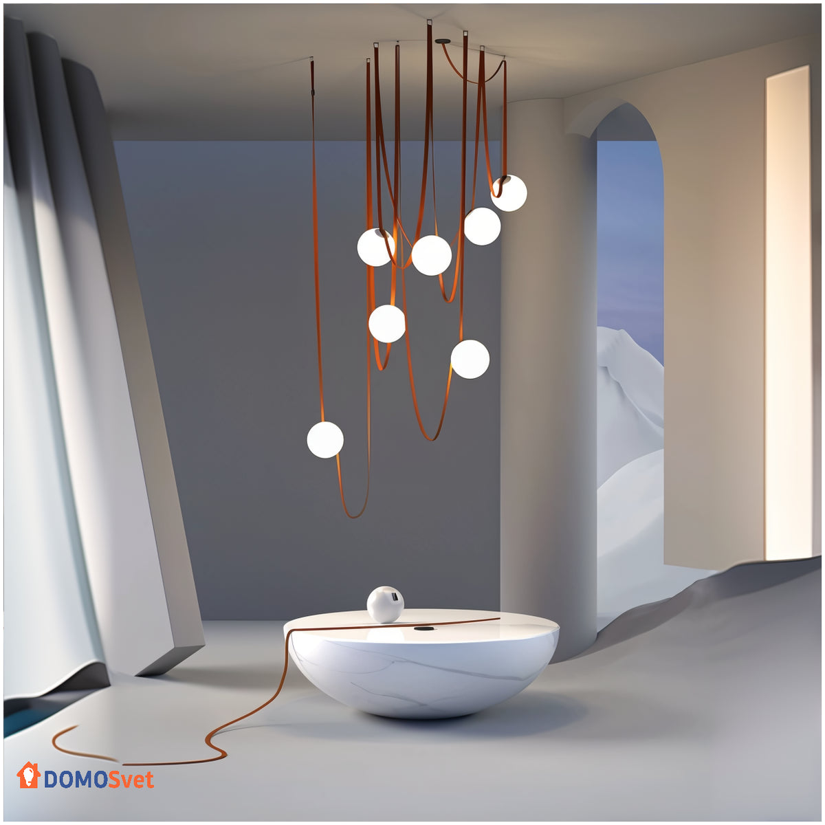 Люстра Hanging Bubbles Domosvet Design 250914-241416