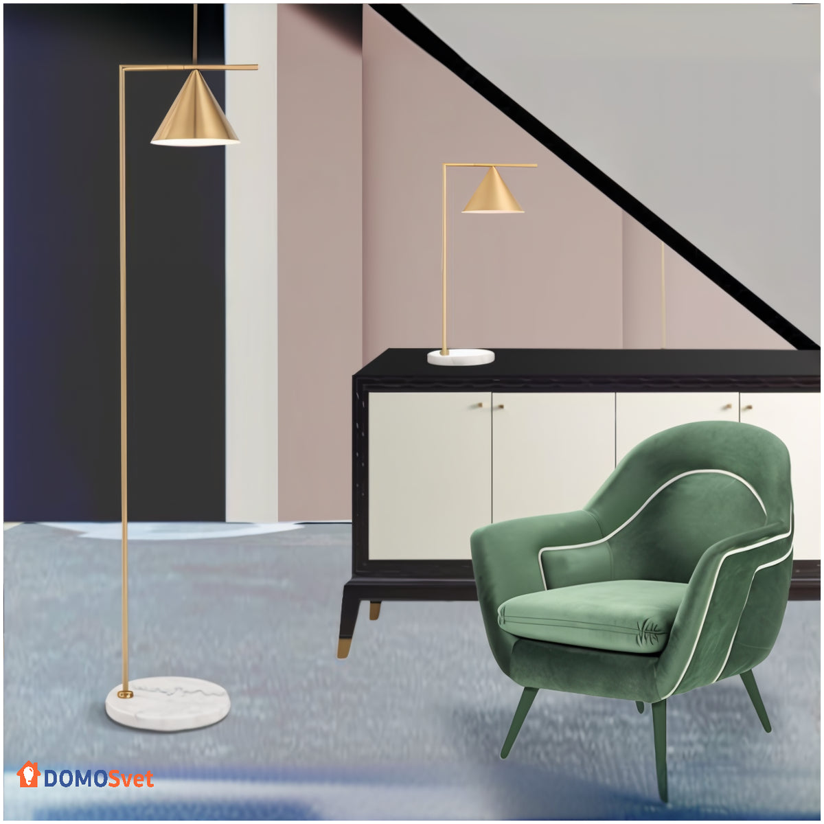 Торшер Для Підлоги Bell Lamp Domosvet Design 250914-241454