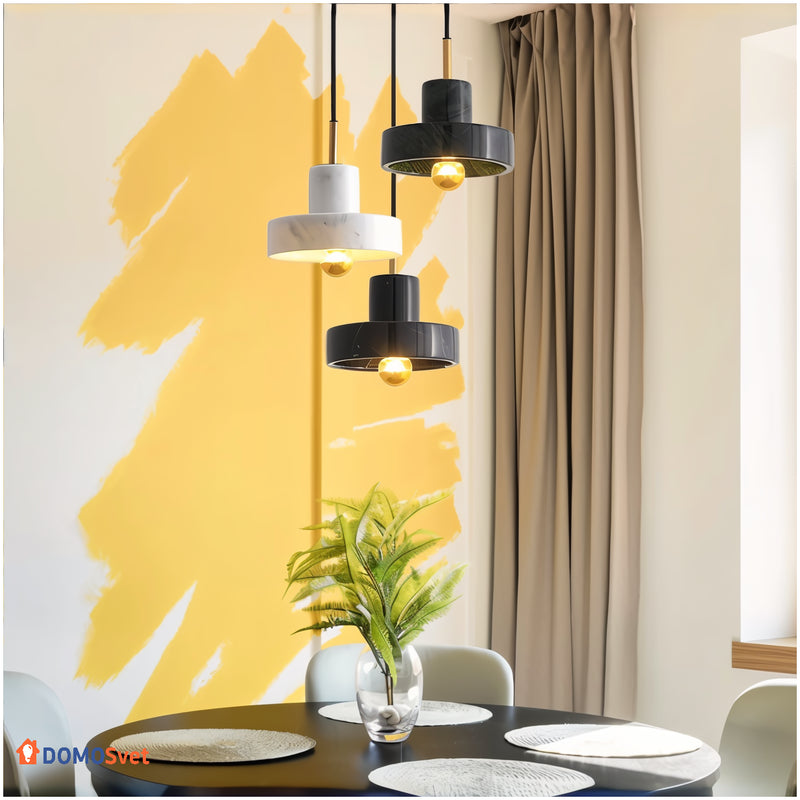 Підвісна Люстра Marble Liqiy Black Domosvet Design 250914-241531