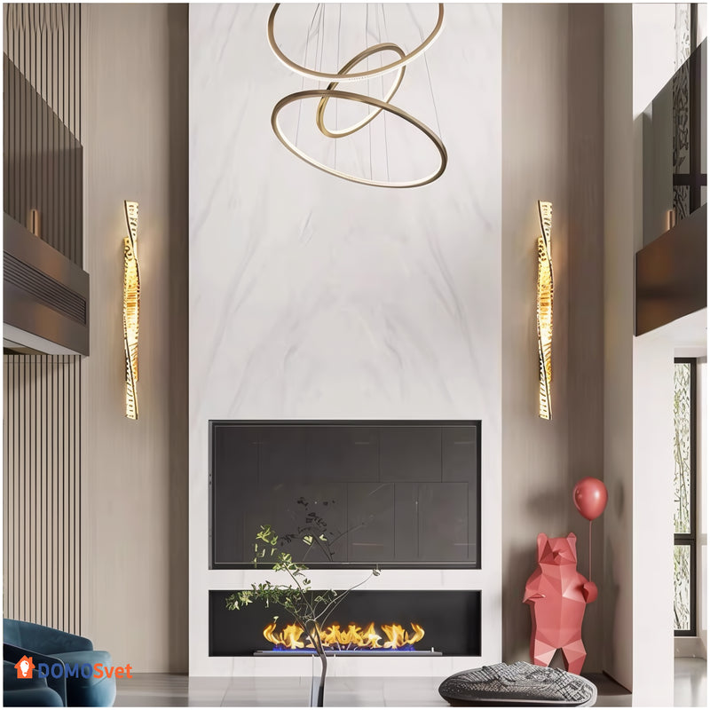 Настінний Світильник Gold Crystal Domosvet Design 250914-241535