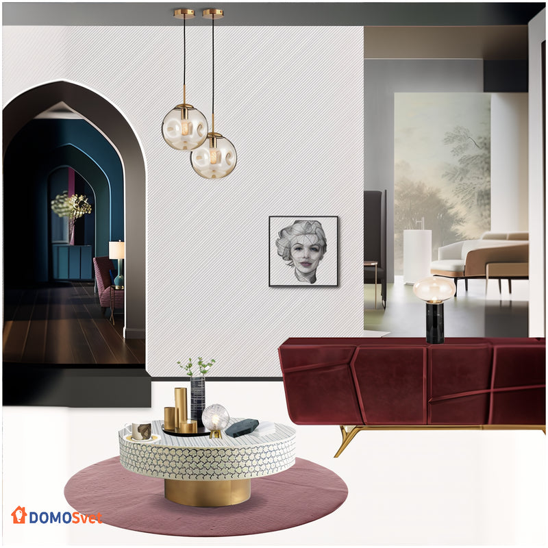 Підвісна Серія Люстр Fossa Bubbles Domosvet Design 250914-241616