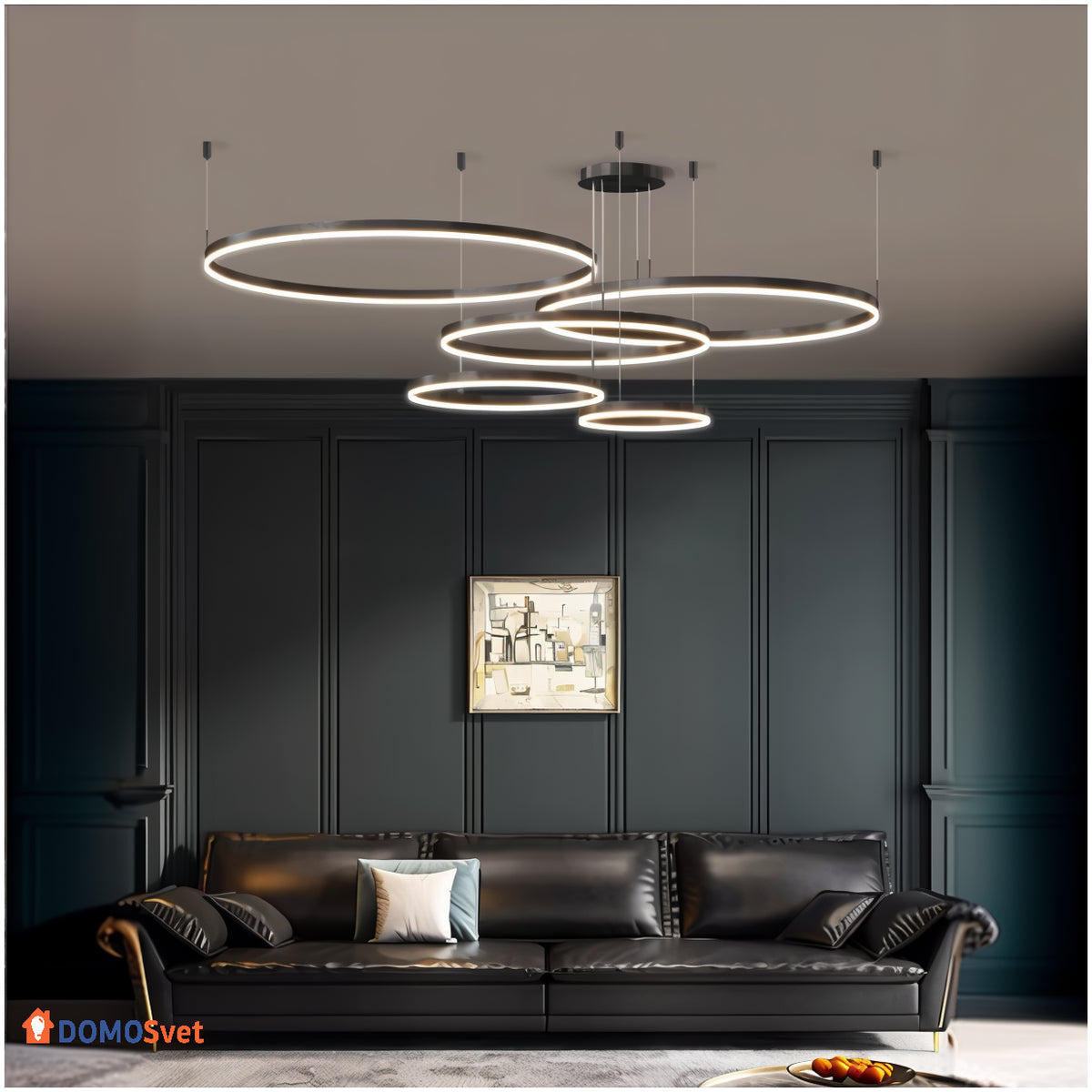 Люстра Kukho Black Domosvet Design 250914-241624