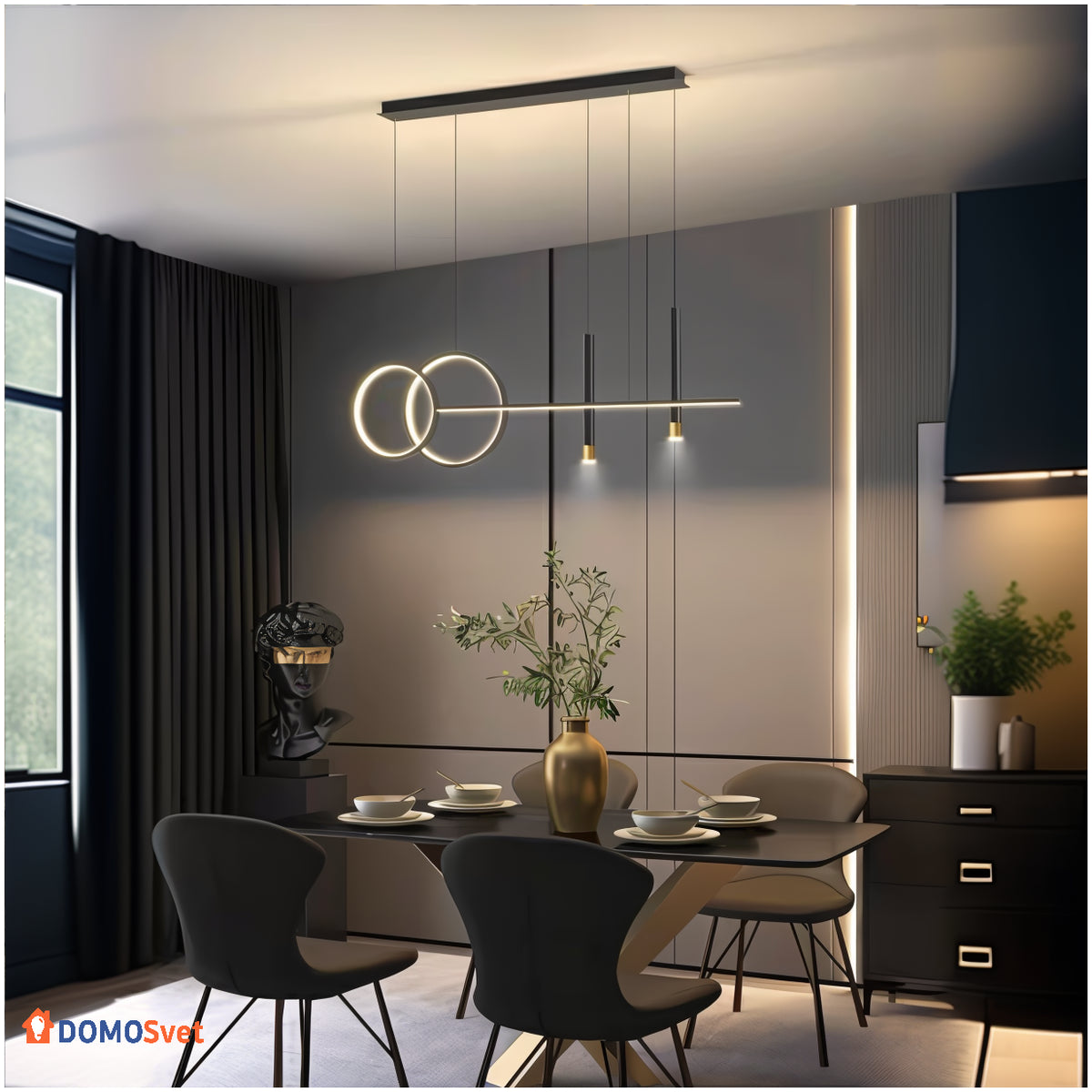 Люстри Spiry Led Tubus Lamp Domosvet Design 250914-241635