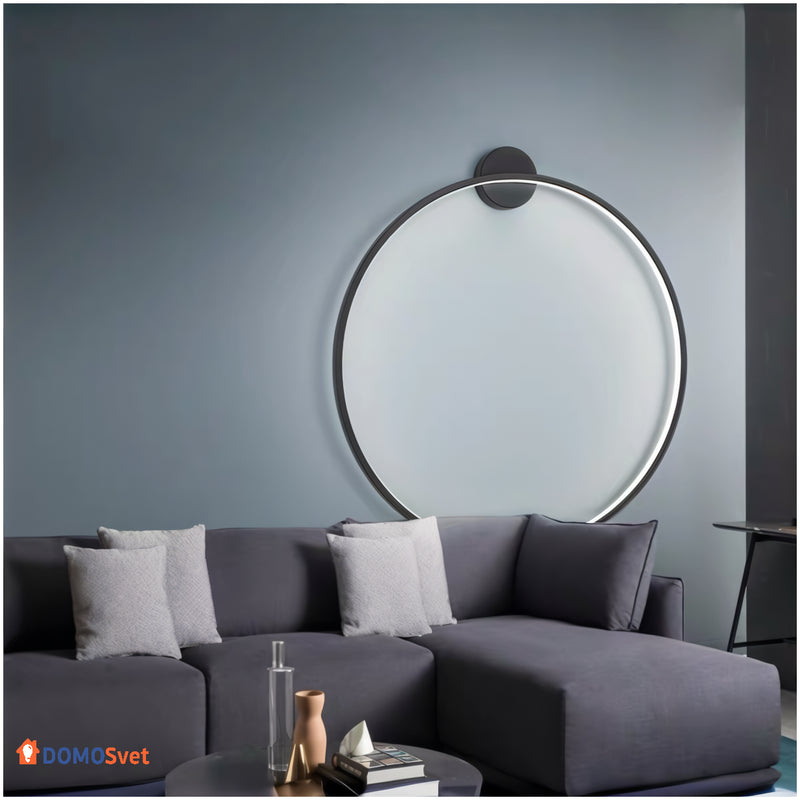 Настінний Світильник Round Led Black D-800 Domosvet Design 250914-241641