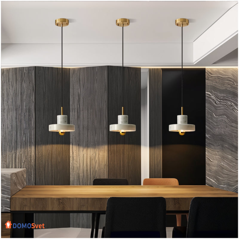 Підвісна Люстра Marble Liqiy White Domosvet Design 250914-241679