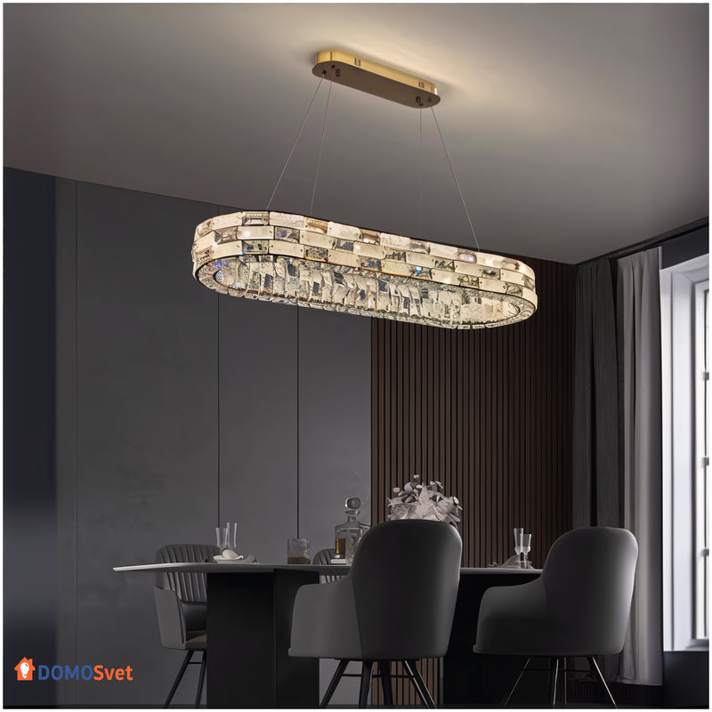 Люстра Luri Led Crystal Oval Domosvet Design 250914-241737