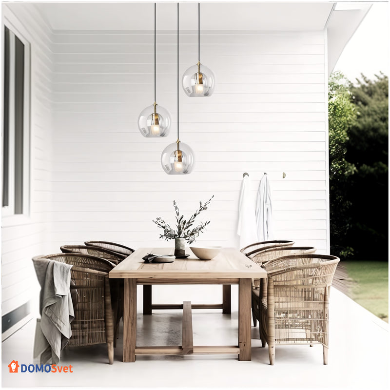 Однолампові Підвісні Люстри Pleated Crystal Domosvet Design 250914-241760