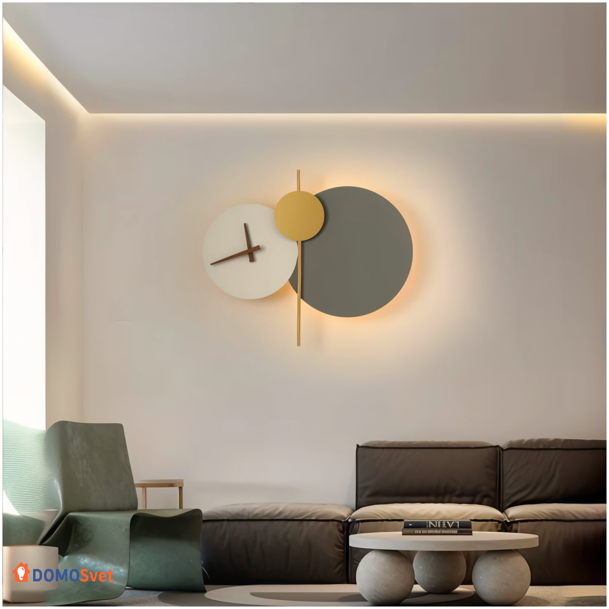 Настінний Світильник O-Clock Lamp Domosvet Design 250914-241777